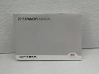 2016 Kia Optima Owners Manual Book Guide OEM Used Auto Parts - Oemusedautoparts1.com