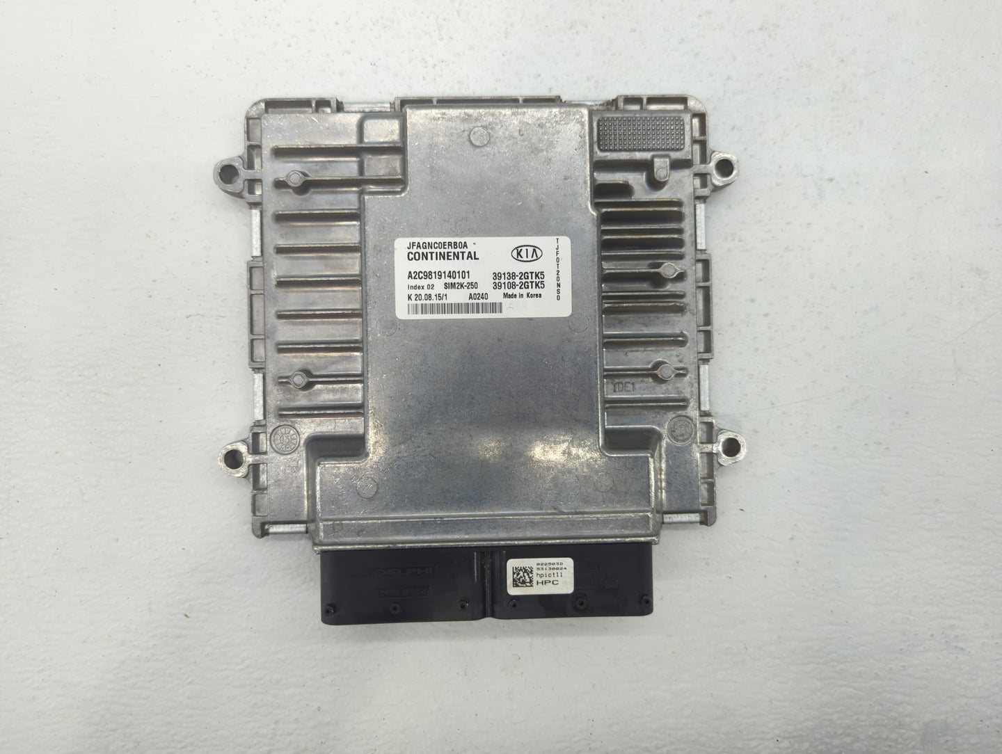 2016-2018 Kia Optima PCM Engine Control Computer ECU ECM PCU OEM P/N:39138-2GTK7 39108-2GTK7, 39138-2GTK5 Fits Fits 2016 201