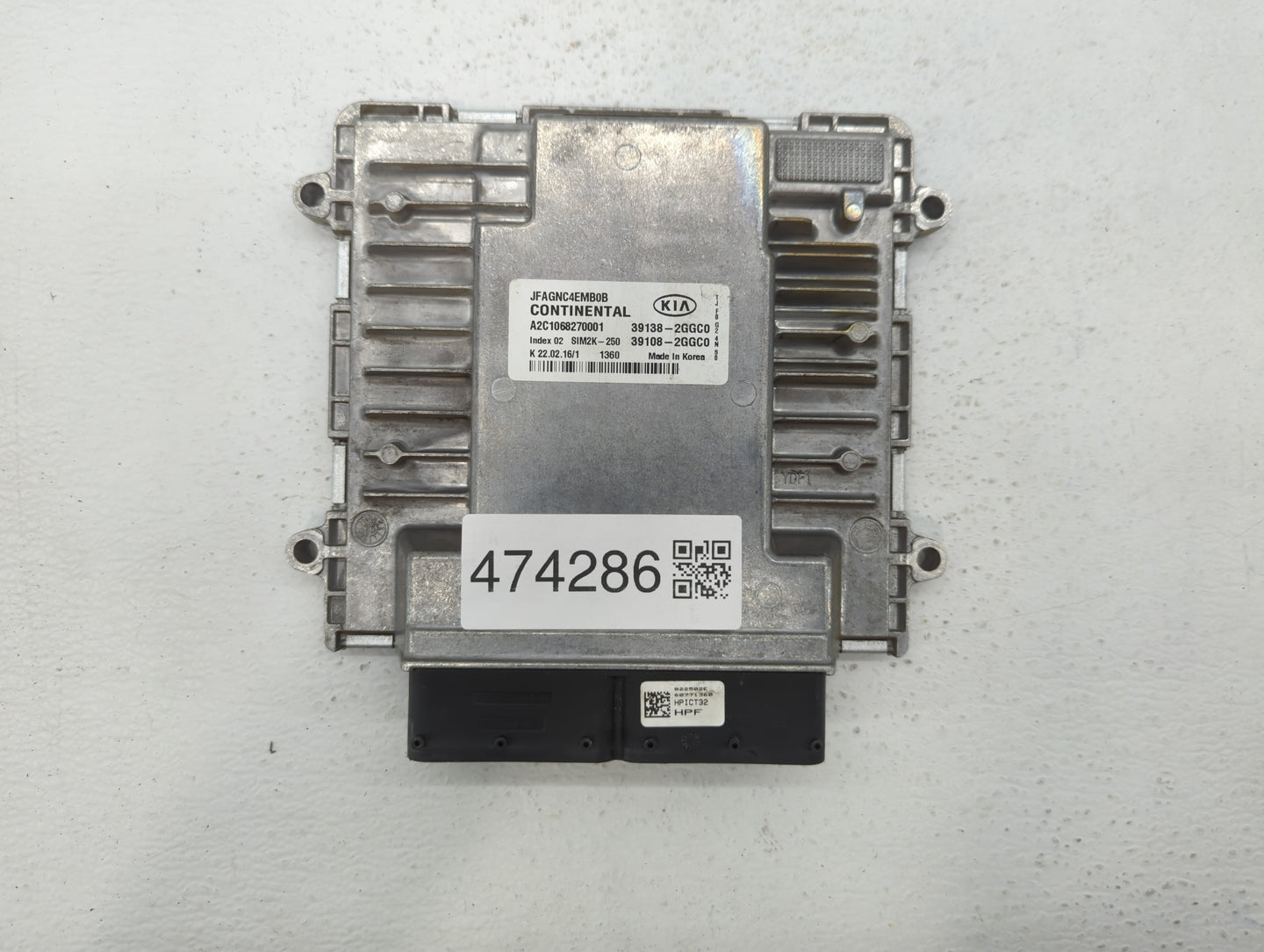 2016-2018 Kia Optima PCM Engine Control Computer ECU ECM PCU OEM P/N:39108-2GGC0 39138-2GGC0 Fits Fits 2016 2017 2018 OEM Us