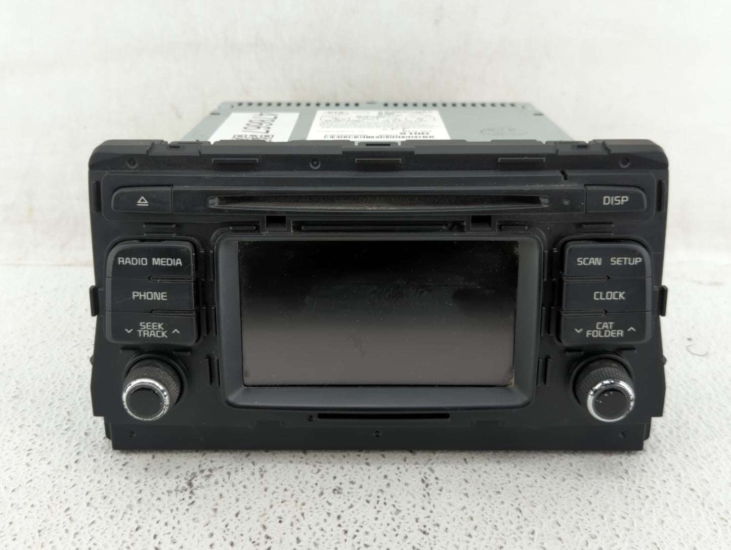 2016-2018 Kia Optima Radio AM FM Cd Player Receiver Replacement P/N:96180-D5100WK Fits Fits 2016 2017 2018 OEM Used Auto Par