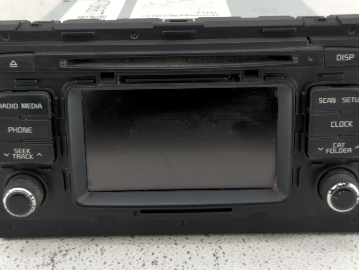 2016-2018 Kia Optima Radio AM FM Cd Player Receiver Replacement P/N:96180-D5100WK Fits Fits 2016 2017 2018 OEM Used Auto Par