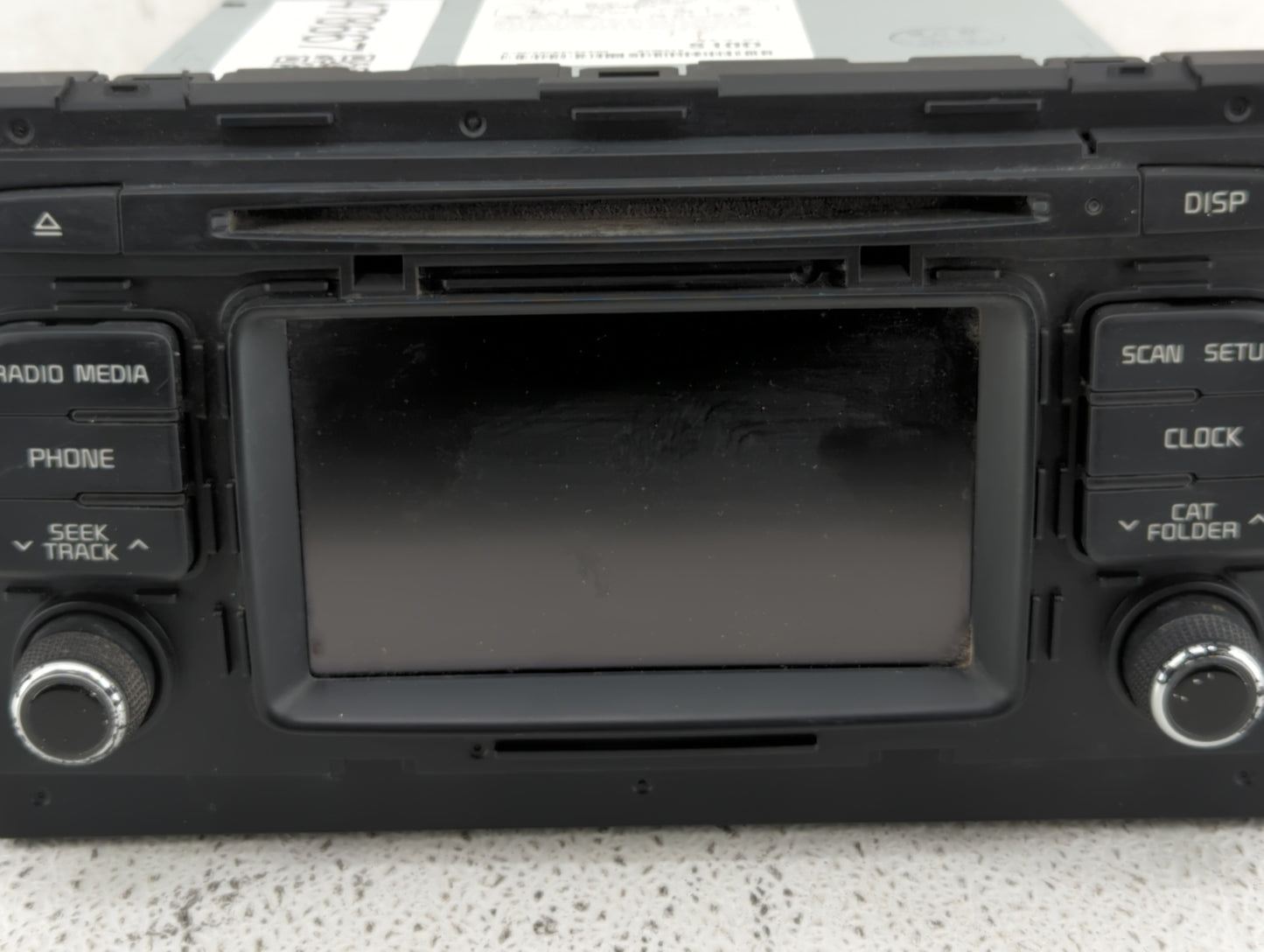 2016-2018 Kia Optima Radio AM FM Cd Player Receiver Replacement P/N:96180-D5100WK Fits Fits 2016 2017 2018 OEM Used Auto Par