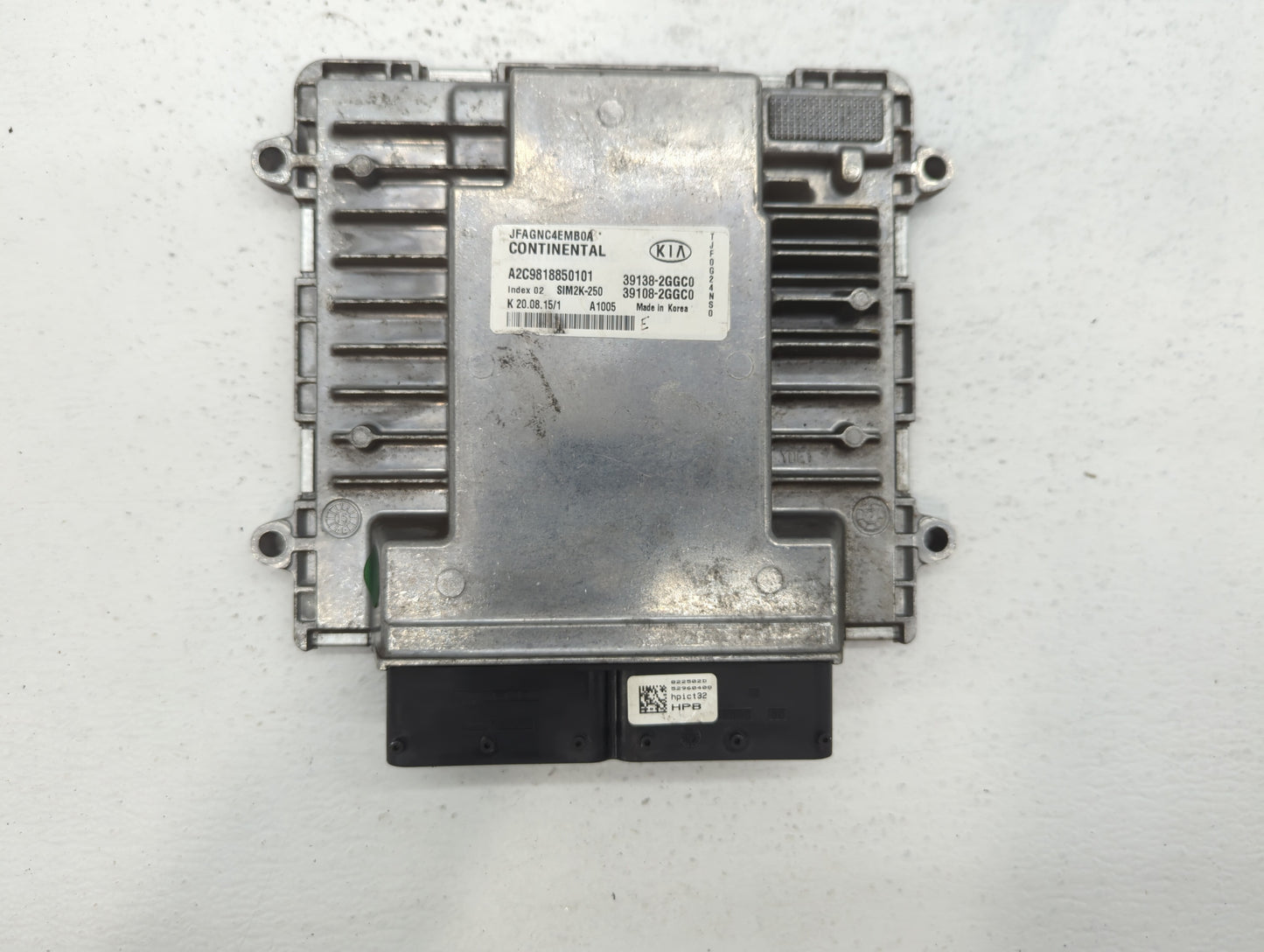 2016-2018 Kia Optima PCM Engine Control Computer ECU ECM PCU OEM P/N:39108-2GGC2 39138-2GGC2, 39108-2GGC0 Fits Fits 2016 201