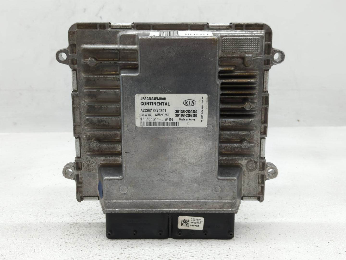 2016-2018 Kia Optima PCM Engine Control Computer ECU ECM PCU OEM P/N:39108-2GGD0 39138-2GGD0, 39138-2GGD2 Fits Fits 2016 201