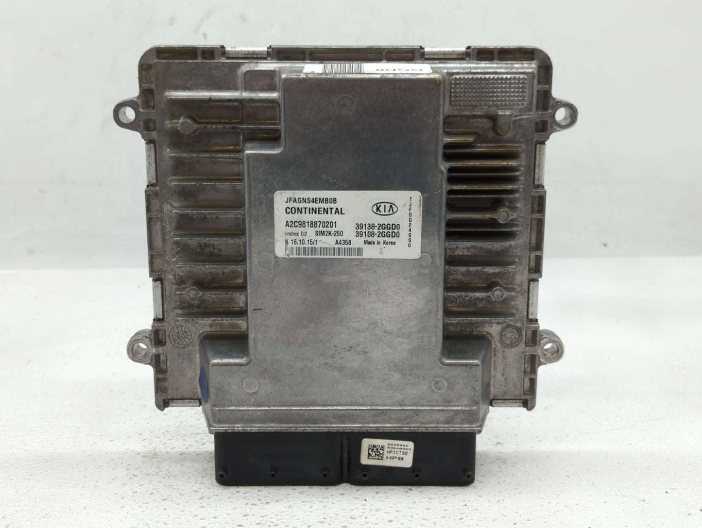 2016-2018 Kia Optima PCM Engine Control Computer ECU ECM PCU OEM P/N:39108-2GGD0 39138-2GGD0, 39138-2GGD2 Fits Fits 2016 201