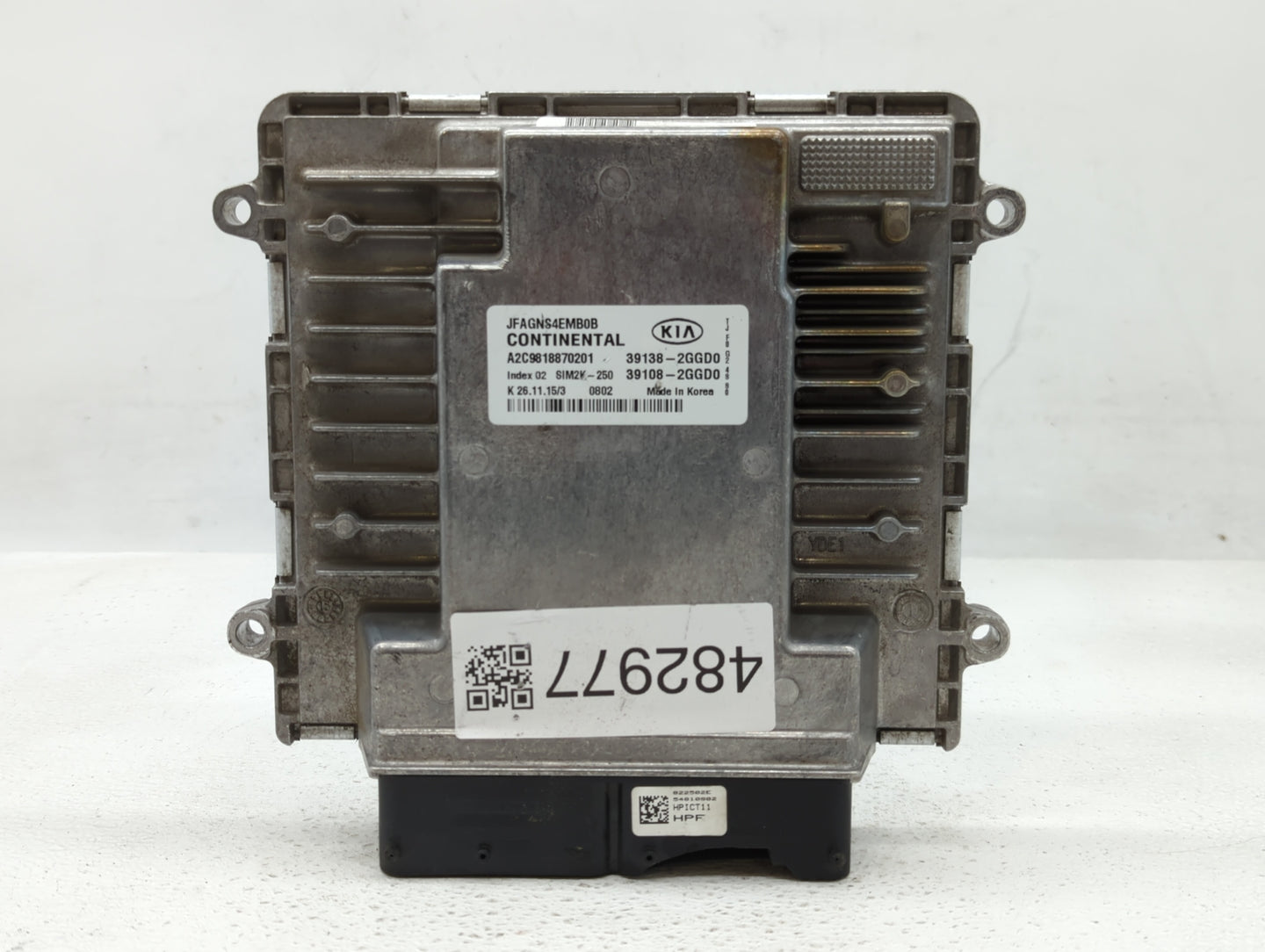 2016-2018 Kia Optima PCM Engine Control Computer ECU ECM PCU OEM P/N:39108-2GGD0 39138-2GGD0, 39138-2GGD2 Fits Fits 2016 201