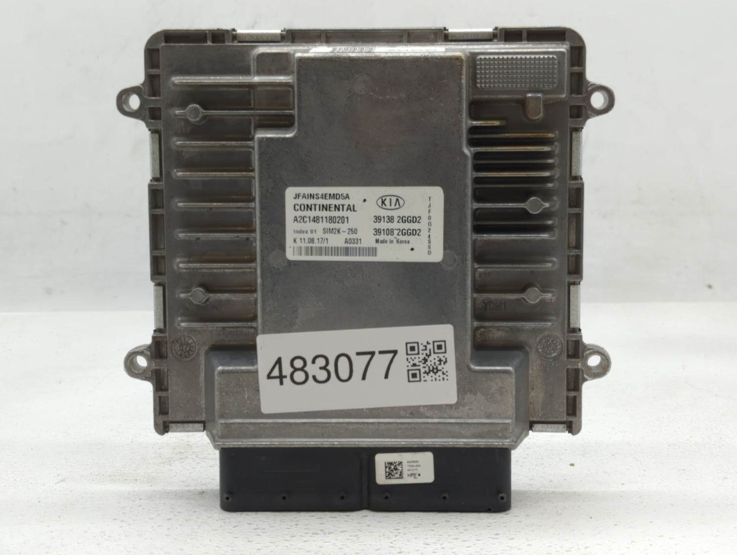 2016-2018 Kia Optima PCM Engine Control Computer ECU ECM PCU OEM P/N:39108-2GGD0 39138-2GGD0, 39138-2GGD2 Fits Fits 2016 201
