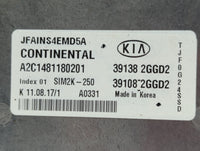 2016-2018 Kia Optima PCM Engine Control Computer ECU ECM PCU OEM P/N:39108-2GGD0 39138-2GGD0, 39138-2GGD2 Fits Fits 2016 201
