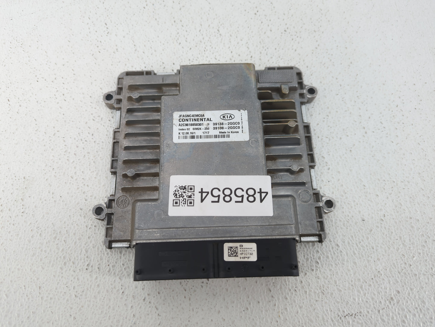 2016-2018 Kia Optima PCM Engine Control Computer ECU ECM PCU OEM P/N:39138-2GGC0 39108-2GGC0, 39108-2GGD2 Fits Fits 2016 201