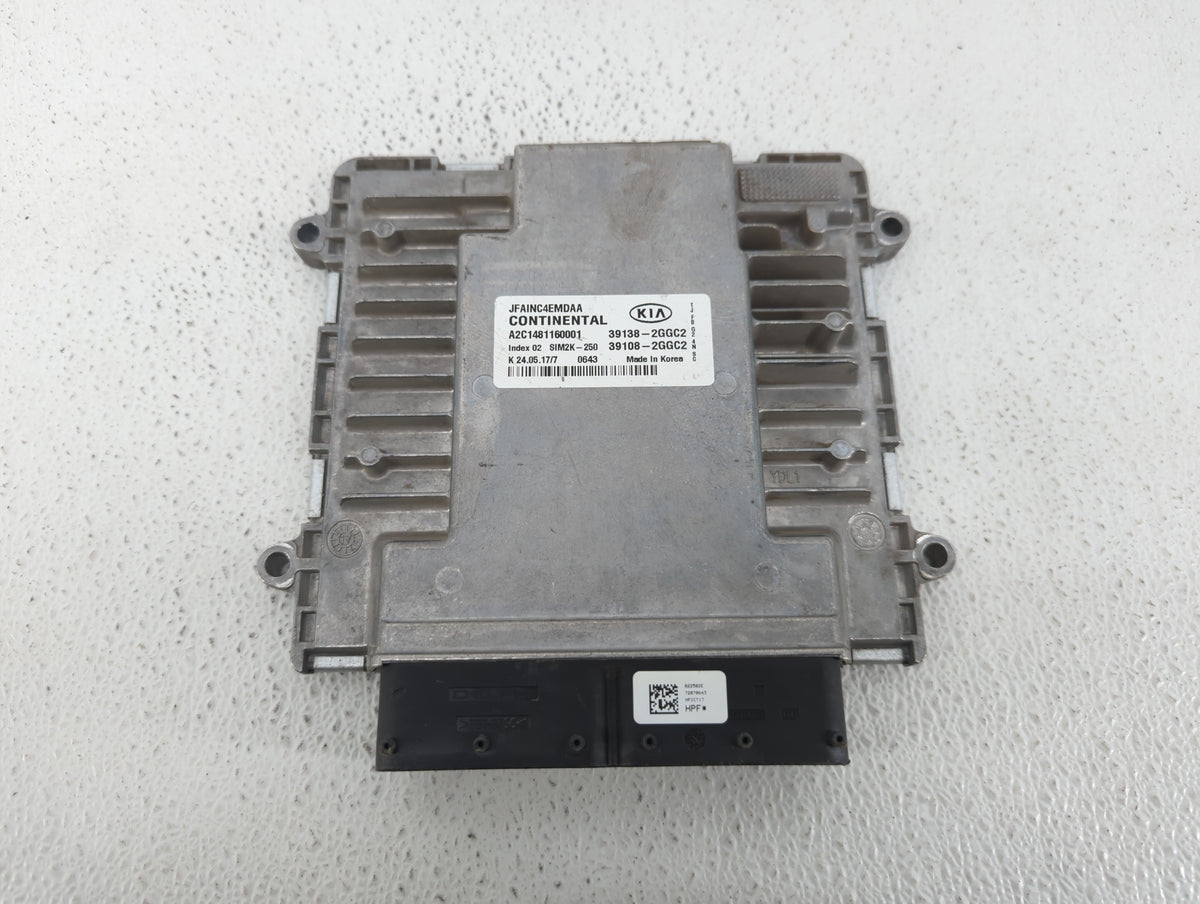 2016-2018 Kia Optima PCM Engine Control Computer ECU ECM PCU OEM P/N:39138-2GGC0 39108-2GGC0, 39108-2GGD2 Fits 2016 2017 201