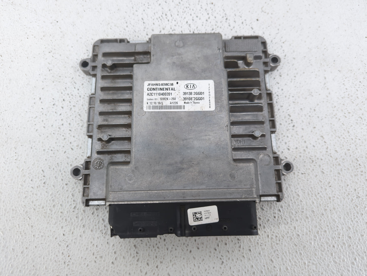 2016-2018 Kia Optima PCM Engine Control Computer ECU ECM PCU OEM P/N:39138-2GGD1 39108-2GGD1, 39108-2GGD2 Fits Fits 2016 201
