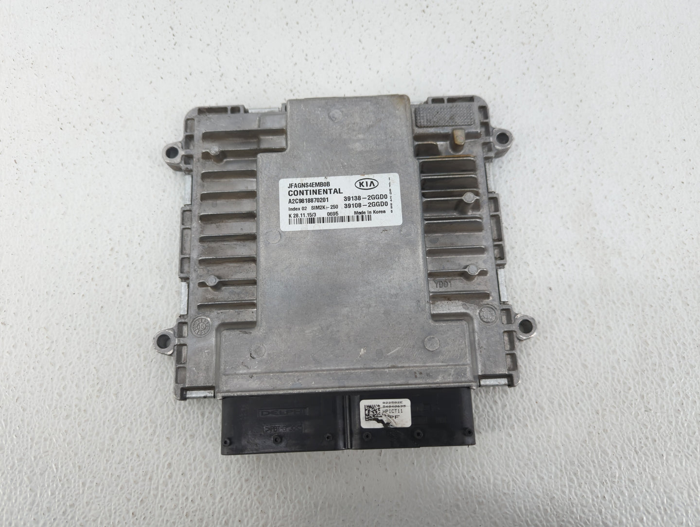 2016-2018 Kia Optima PCM Engine Control Computer ECU ECM PCU OEM P/N:39138-2GGD0 39108-2GGD0, 39138-2GGC0 Fits Fits 2016 201