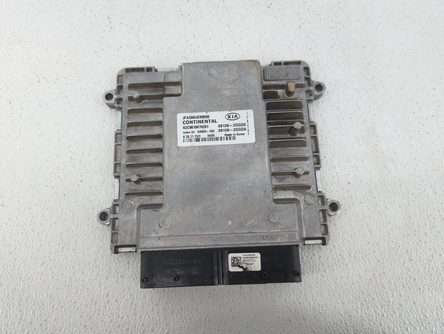 2016-2018 Kia Optima PCM Engine Control Computer ECU ECM PCU OEM P/N:39138-2GGD0 39108-2GGD0, 39138-2GGC0 Fits Fits 2016 201