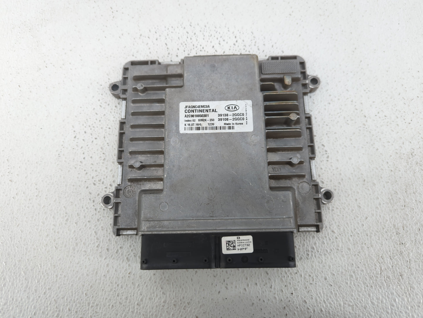 2016-2018 Kia Optima PCM Engine Control Computer ECU ECM PCU OEM P/N:39108-2GGC0 39138-2GGC0, 39108-2GGC2 Fits Fits 2016 201