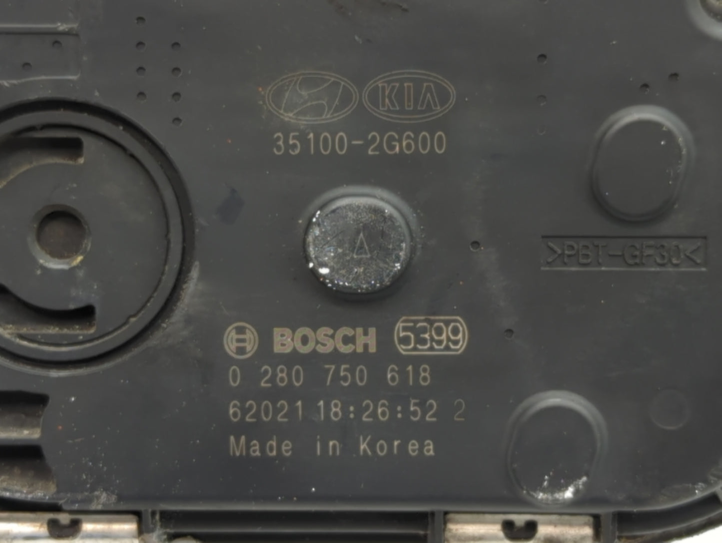 2016-2020 Kia Optima Throttle Body P/N:0 280 750 618 35100-2G600 Fits Fits 2015 2016 2017 2018 2019 2020 2021 OEM Used Auto 