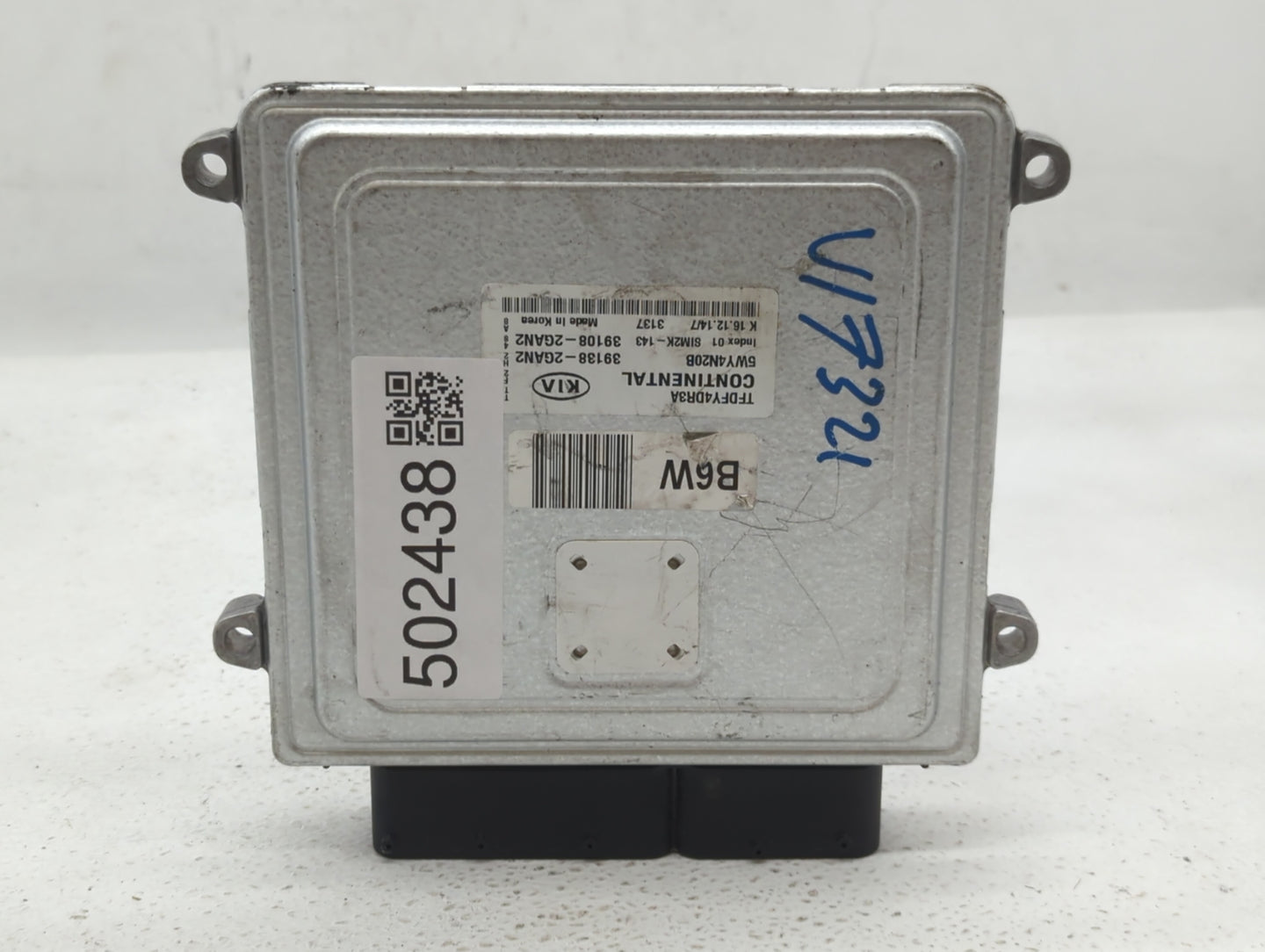 2015-2016 Kia Optima PCM Engine Control Computer ECU ECM PCU OEM P/N:39138-2GAN2 39108-2GAN2, 39108-2GAN3 Fits Fits 2015 201