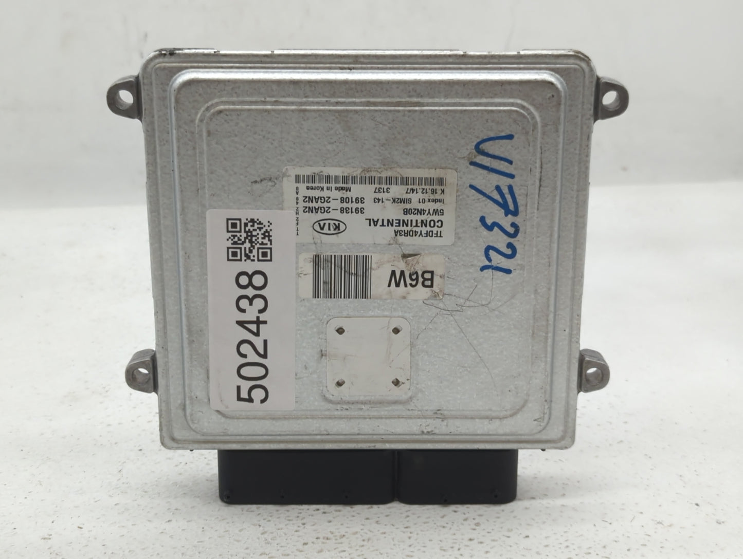 2015-2016 Kia Optima PCM Engine Control Computer ECU ECM PCU OEM P/N:39138-2GAN2 39108-2GAN2, 39108-2GAN3 Fits Fits 2015 201