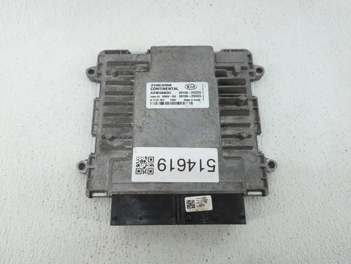 2016-2018 Kia Optima PCM Engine Control Computer ECU ECM PCU OEM P/N:39108-2GGC0 39138-2GGC0, 39108-2GGC2 Fits 2016 2017 201