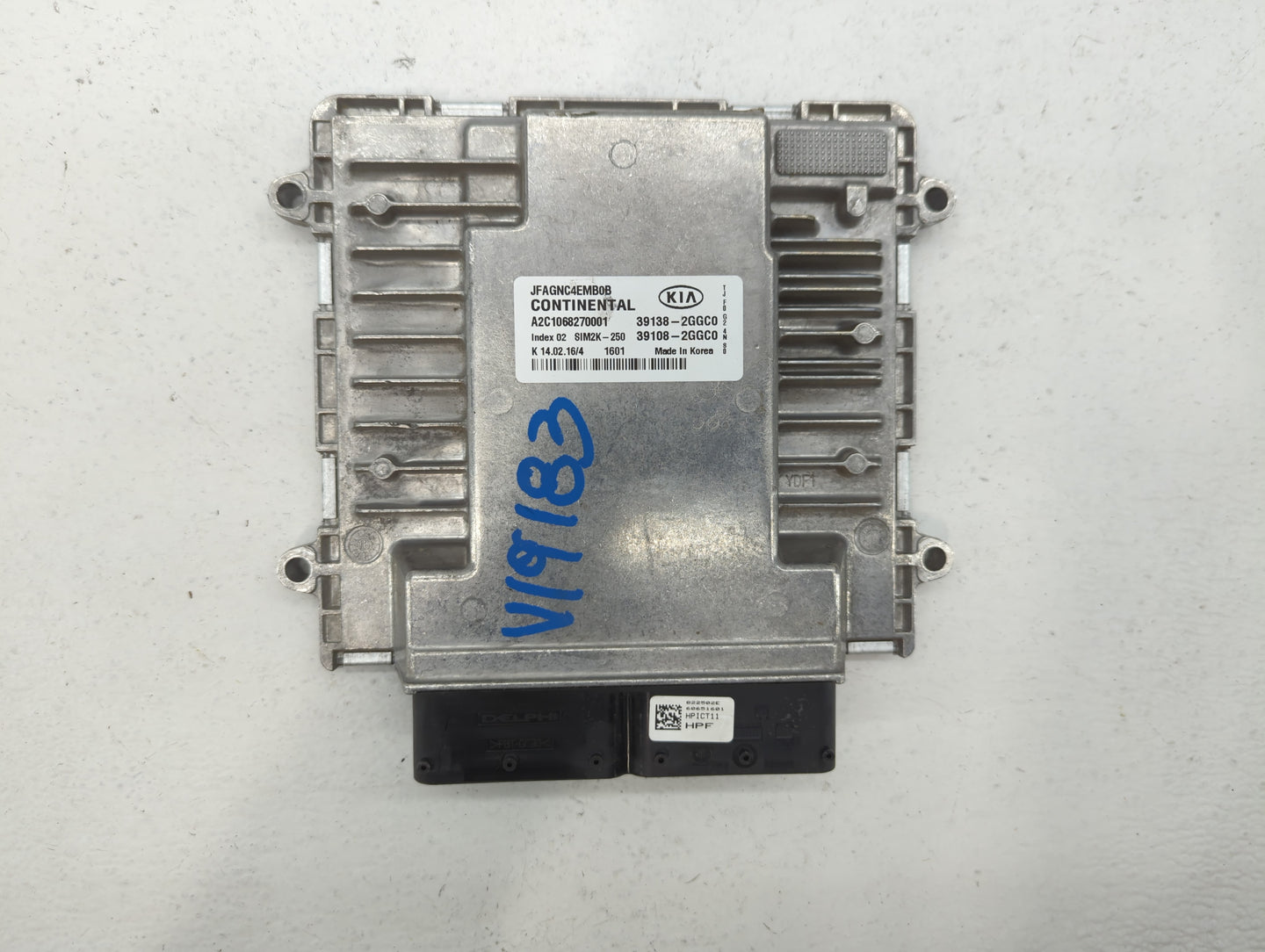 2016-2018 Kia Optima PCM Engine Control Computer ECU ECM PCU OEM P/N:39108-2GGC0 39138-2GGC0, 39108-2GGD0 Fits Fits 2016 201