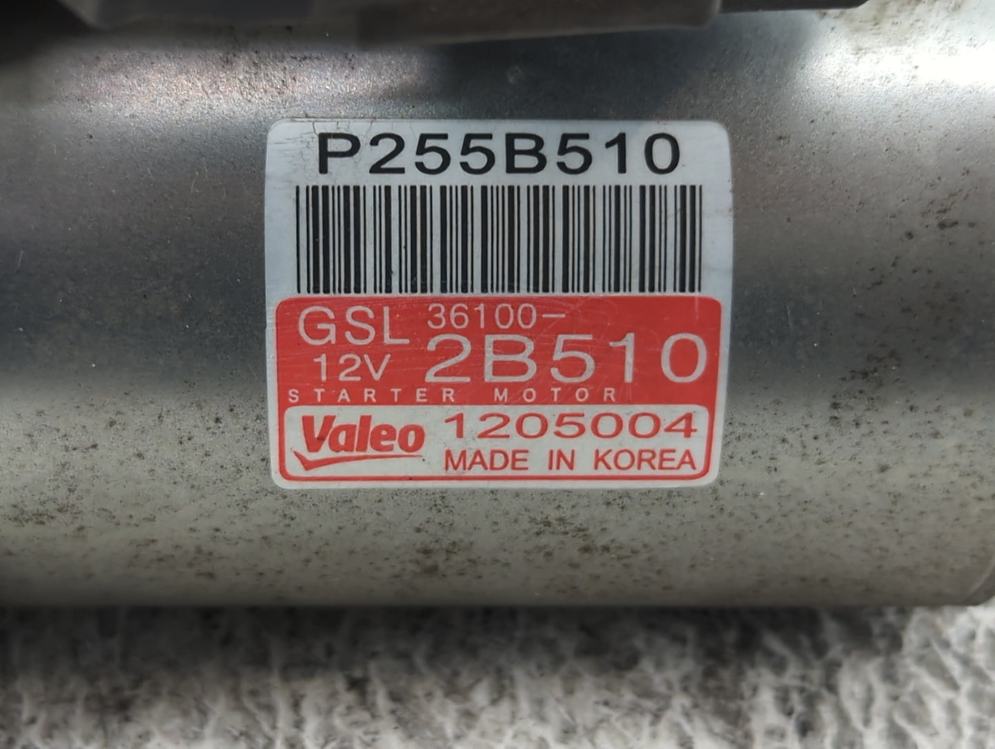 2016-2020 Kia Optima Car Starter Motor Solenoid OEM P/N:36100-2B510 Fits OEM Used Auto Parts - Oemusedautoparts1.com