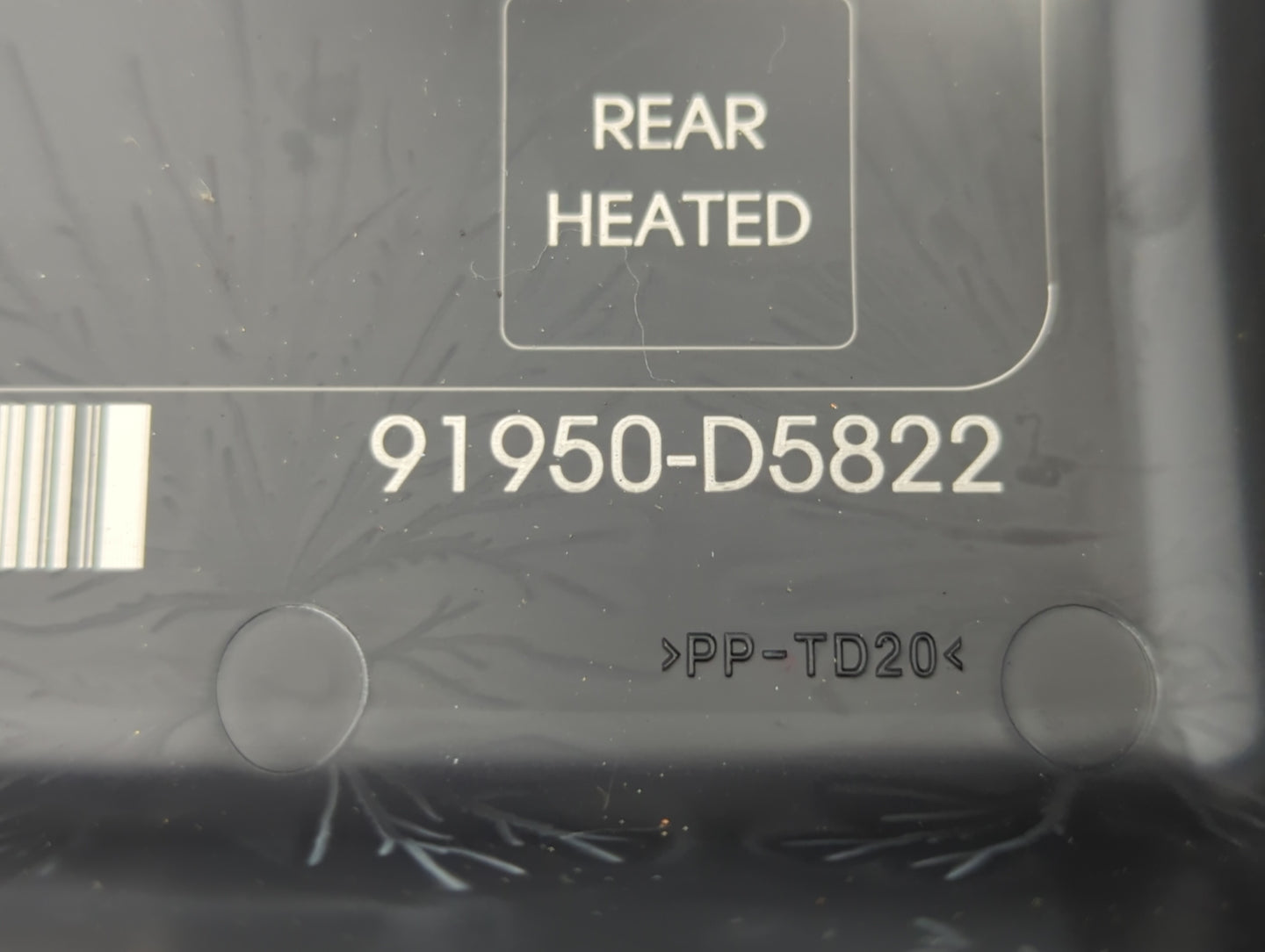 2016-2019 Kia Optima Fusebox Fuse Box Panel Relay Module P/N:91950-D5822 Fits Fits 2016 2017 2018 2019 OEM Used Auto Parts -