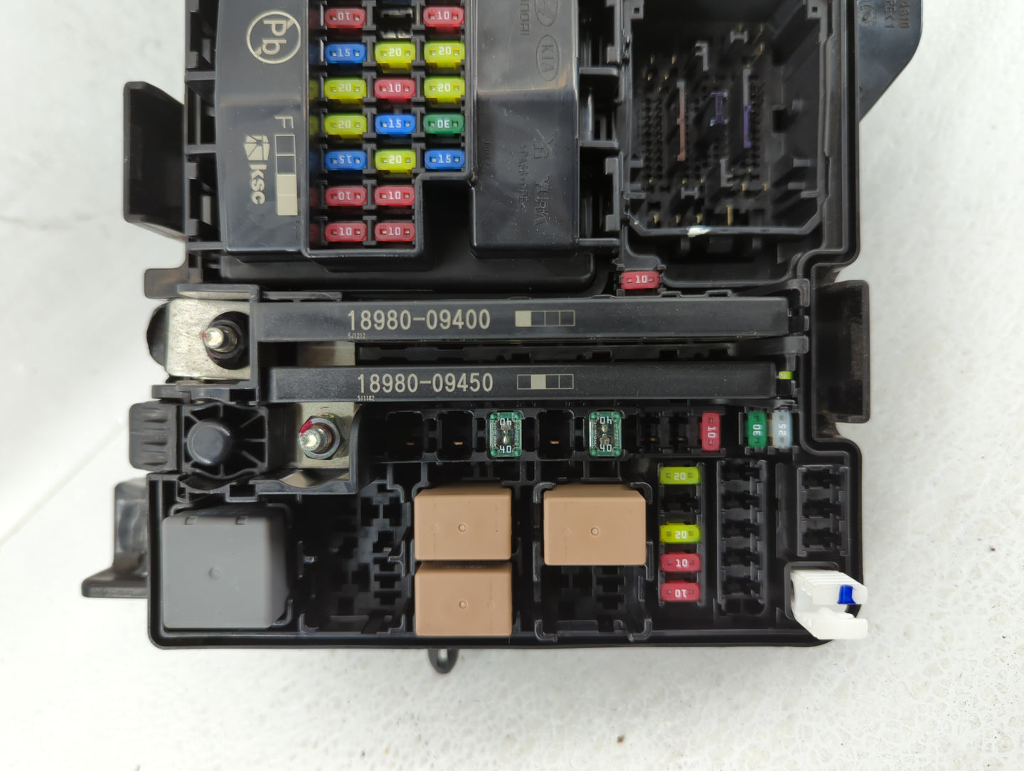 2016-2019 Kia Optima Fusebox Fuse Box Panel Relay Module P/N:91294-D4013 Fits Fits 2016 2017 2018 2019 OEM Used Auto Parts -