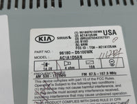 2016-2018 Kia Optima Radio AM FM Cd Player Receiver Replacement P/N:96180-D5100WK Fits Fits 2016 2017 2018 OEM Used Auto Par
