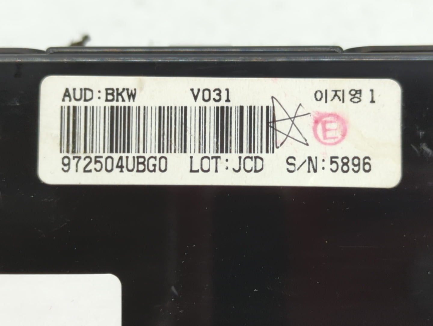 2014-2016 Kia Optima Climate Control Module Temperature AC/Heater Replacement P/N:972504UCF0 972504UBG0 Fits Fits 2014 2015 