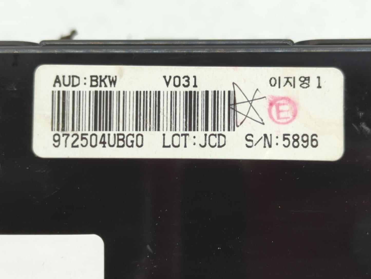 2014-2016 Kia Optima Climate Control Module Temperature AC/Heater Replacement P/N:972504UCF0 972504UBG0 Fits Fits 2014 2015 