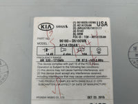 2016-2018 Kia Optima Am Fm Cd Player Radio Receiver 549579 - Oemusedautoparts1.com