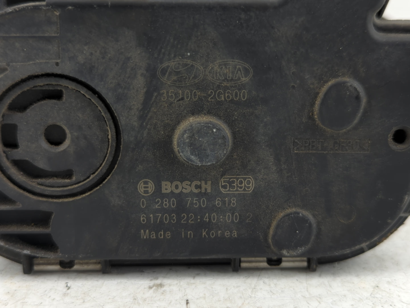 2016-2020 Kia Optima Throttle Body P/N:35100-2G600 Fits Fits 2015 2016 2017 2018 2019 2020 2021 OEM Used Auto Parts - Oemuse
