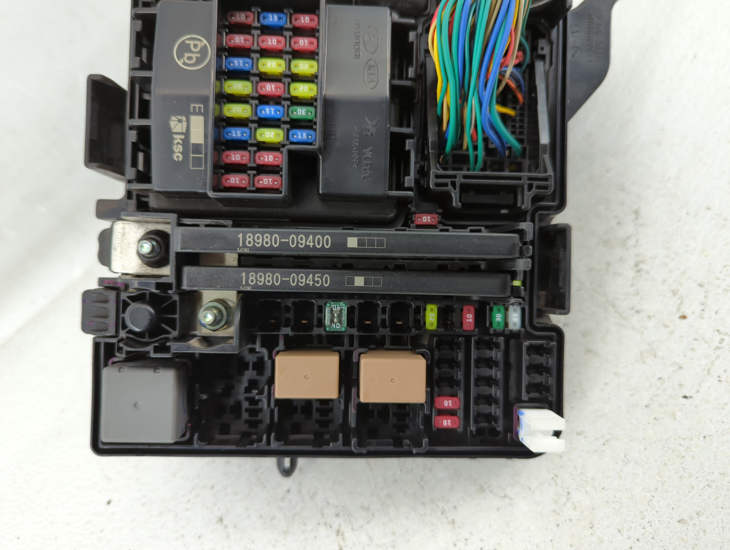 2016-2019 Kia Optima Fusebox Fuse Box Panel Relay Module P/N:91950-D5822 Fits Fits 2016 2017 2018 2019 OEM Used Auto Parts -