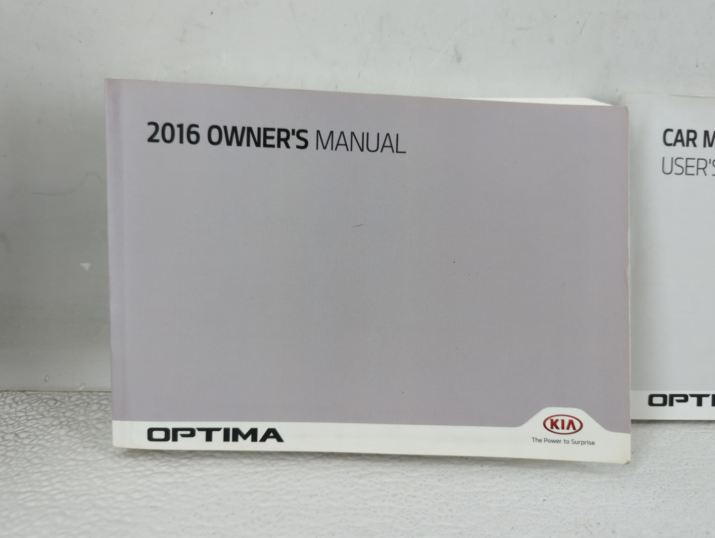 2016 Kia Optima Owners Manual Book Guide OEM Used Auto Parts - Oemusedautoparts1.com
