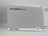 2016 Kia Optima Owners Manual Book Guide OEM Used Auto Parts - Oemusedautoparts1.com
