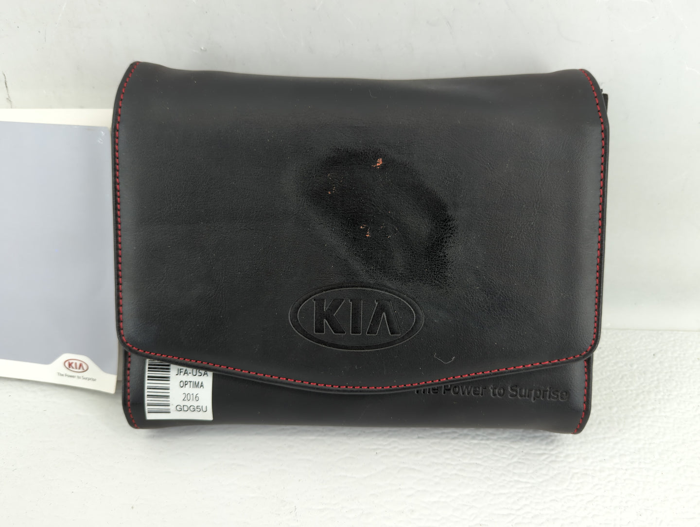 2016 Kia Optima Owners Manual Book Guide P/N:GDG-EU5OA OEM Used Auto Parts - Oemusedautoparts1.com