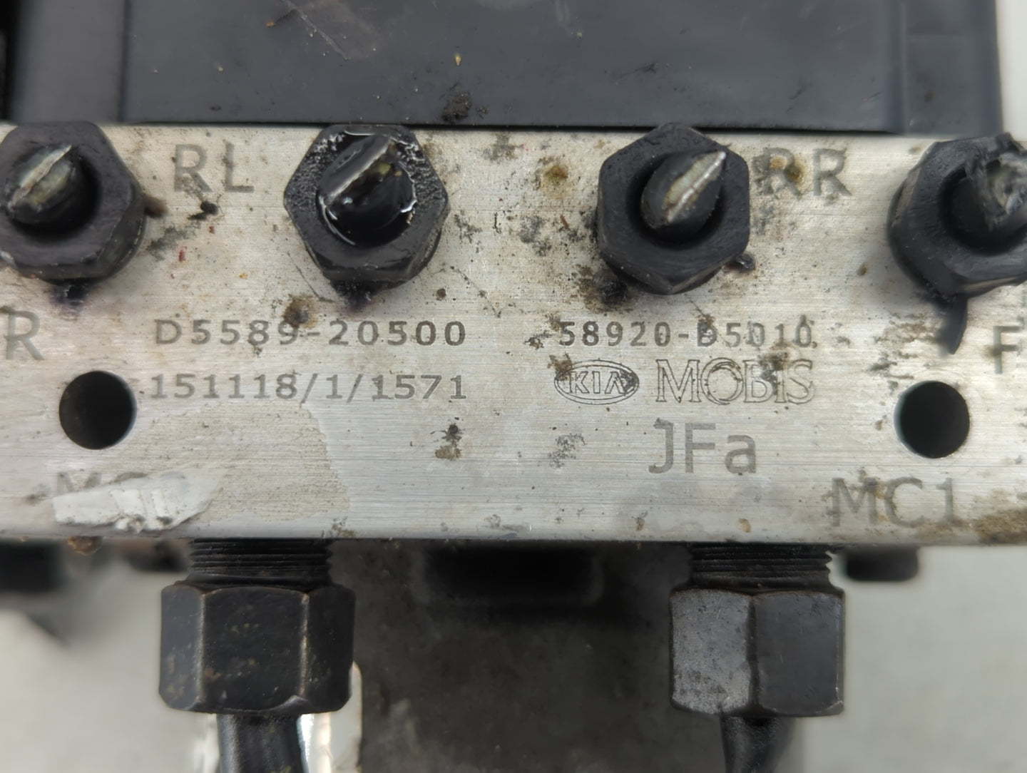 2016-2018 Kia Optima ABS Pump Control Module Replacement P/N:61589-45100 58900-D5010 Fits Fits 2016 2017 2018 OEM Used Auto 