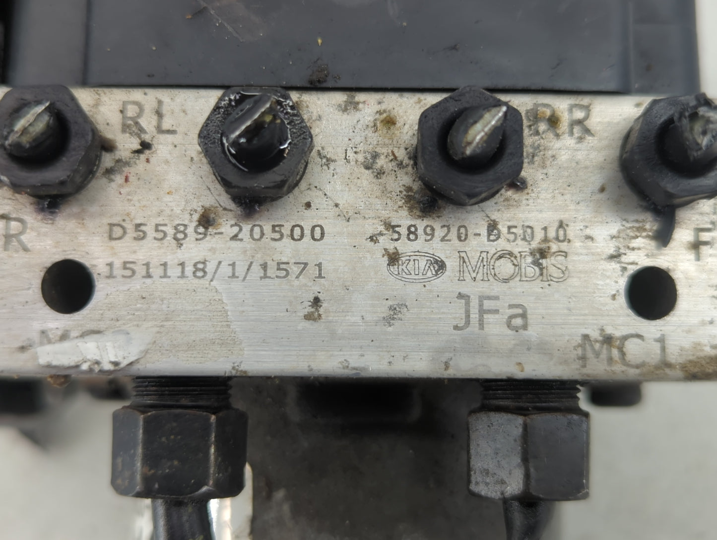 2016-2018 Kia Optima ABS Pump Control Module Replacement P/N:61589-45100 58900-D5010 Fits Fits 2016 2017 2018 OEM Used Auto 