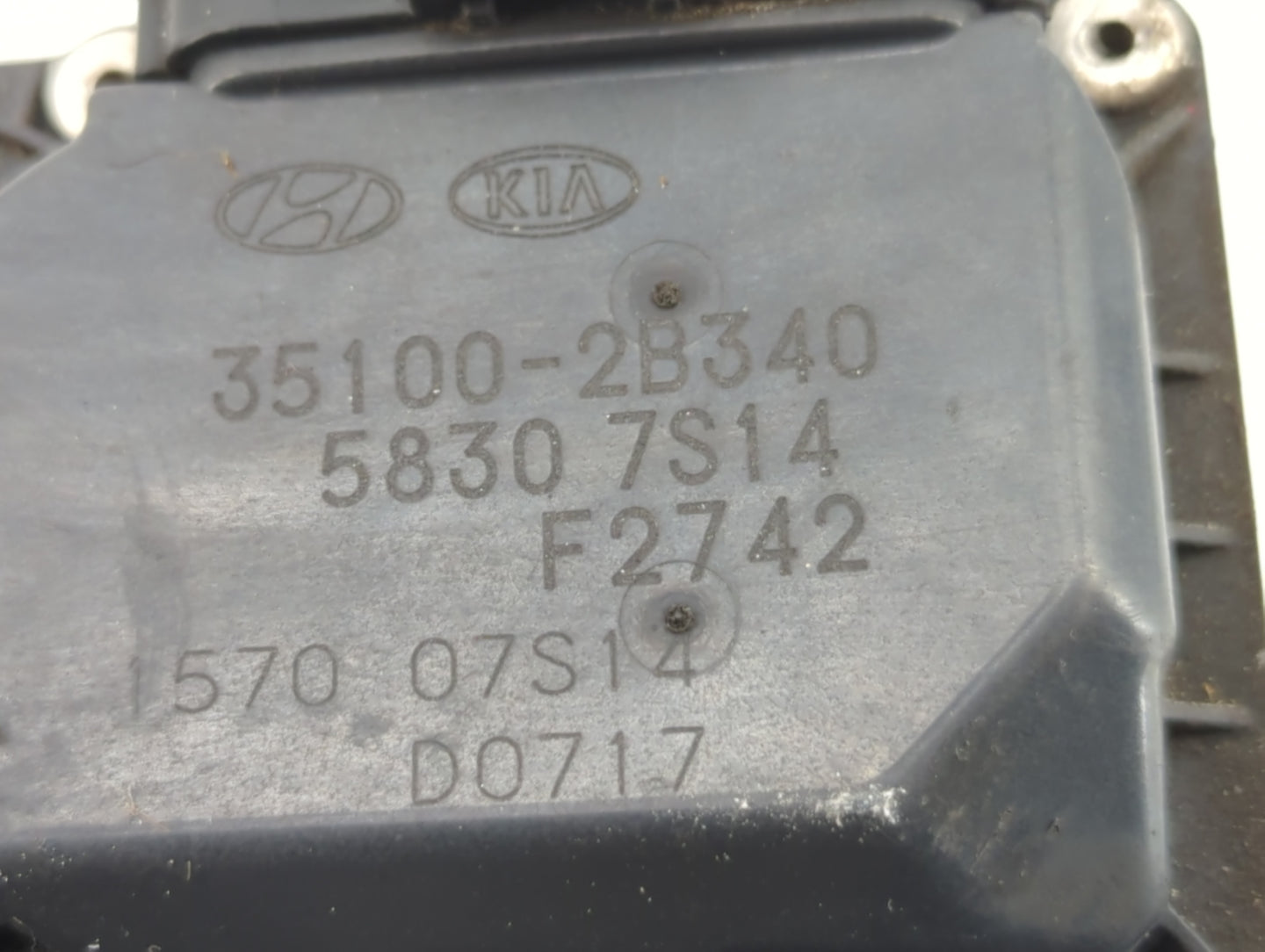 2016-2020 Kia Optima Throttle Body P/N:35100-2B340 Fits Fits 2015 2016 2017 2018 2019 2020 2021 2022 OEM Used Auto Parts - O