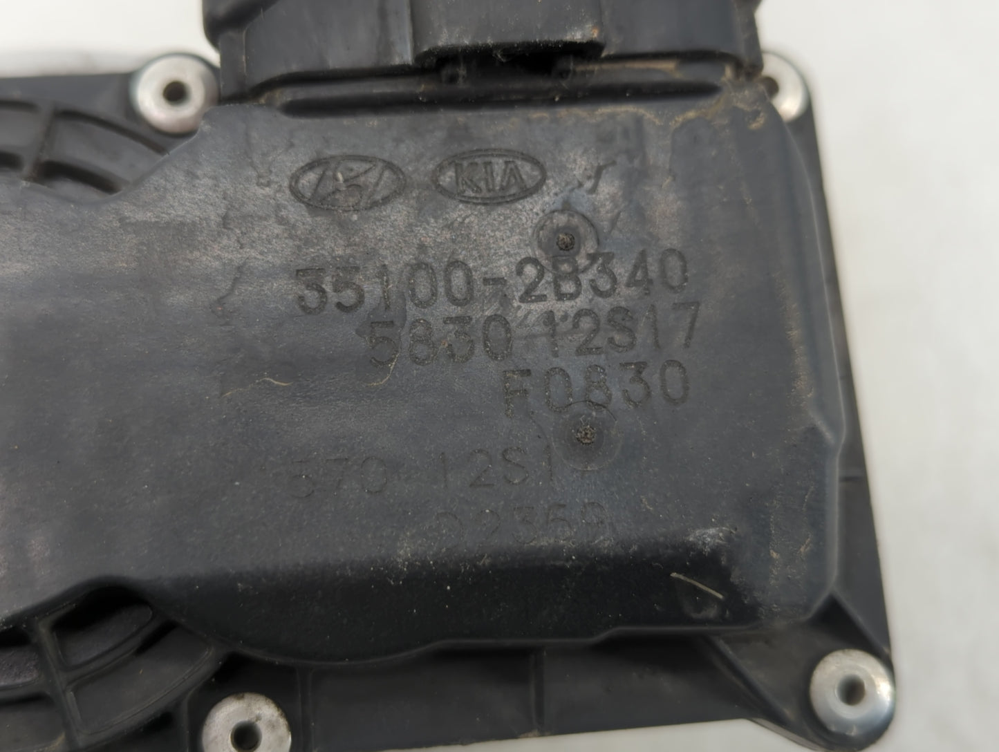 2016-2020 Kia Optima Throttle Body P/N:35100-2B340 Fits Fits 2015 2016 2017 2018 2019 2020 2021 2022 OEM Used Auto Parts - O