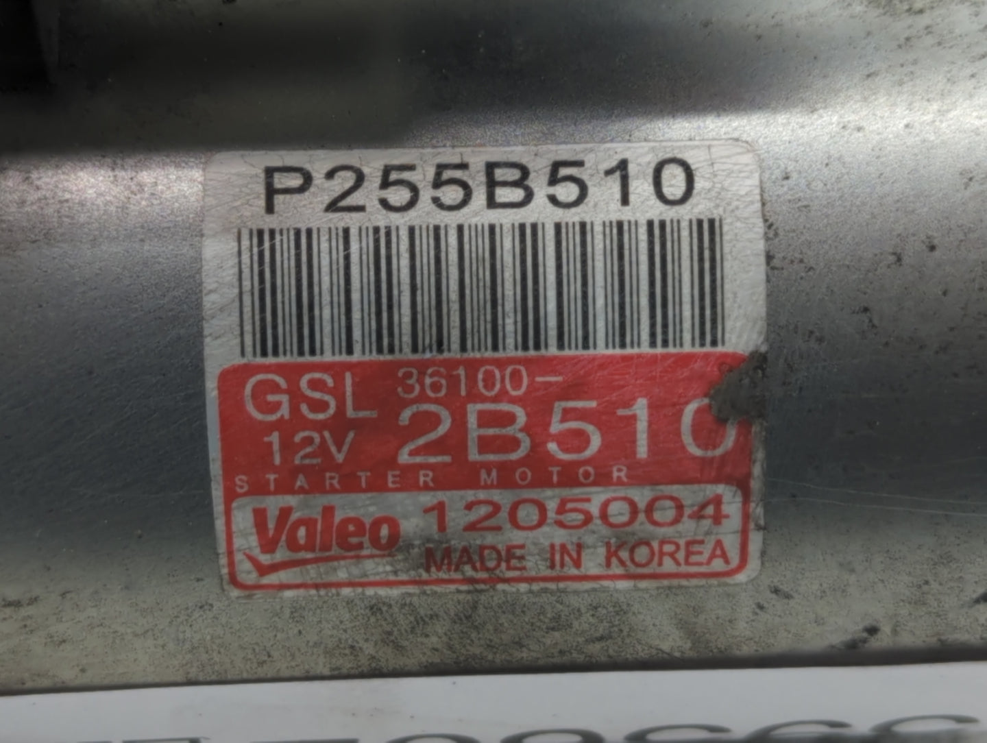 2016-2020 Kia Optima Car Starter Motor Solenoid OEM P/N:36100-2B510 P255B510 Fits OEM Used Auto Parts - Oemusedautoparts1.co