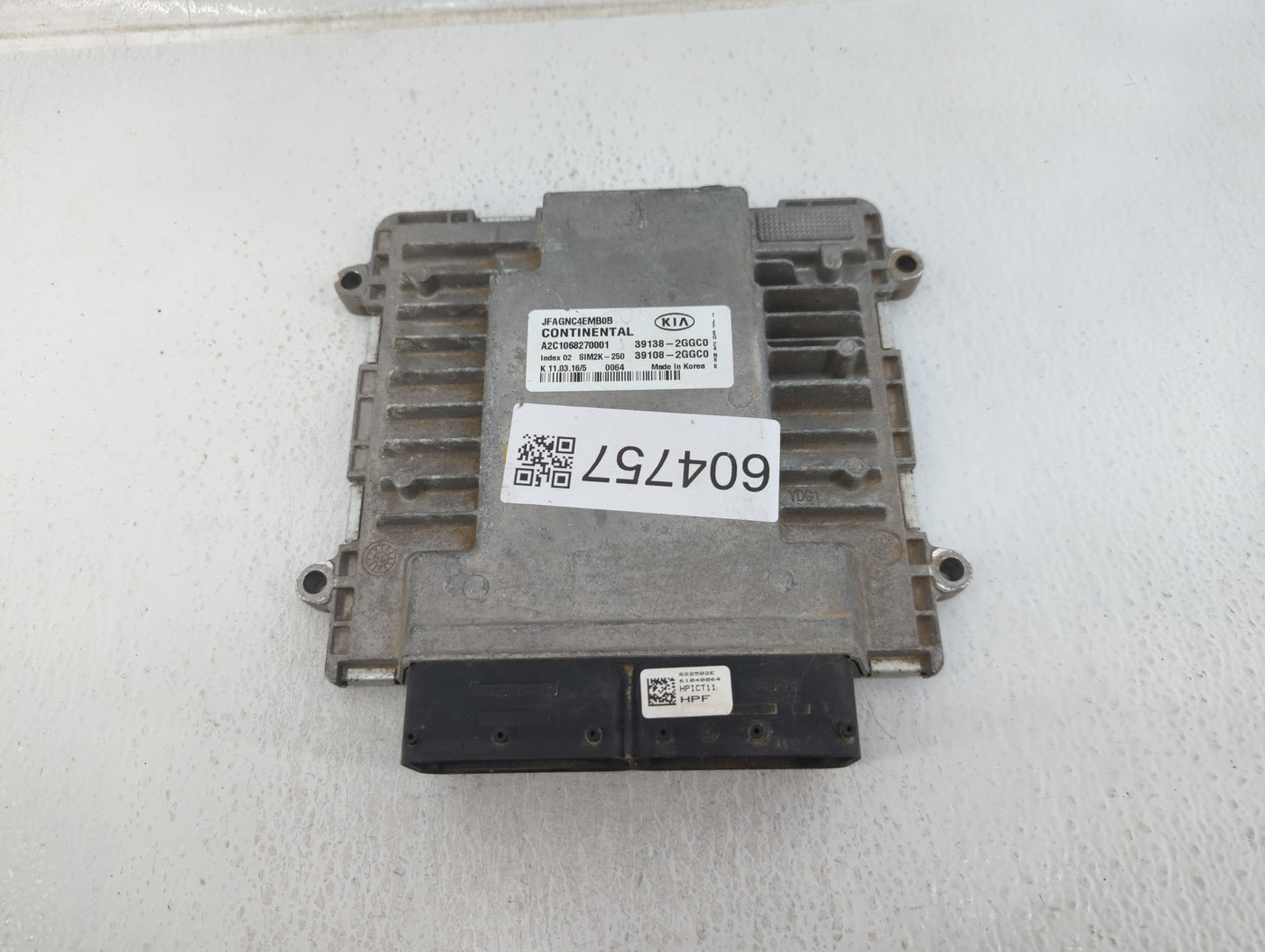 2016-2018 Kia Optima PCM Engine Control Computer ECU ECM PCU OEM P/N:39108-2GGC0 39138-2GGC0 Fits Fits 2016 2017 2018 OEM Us