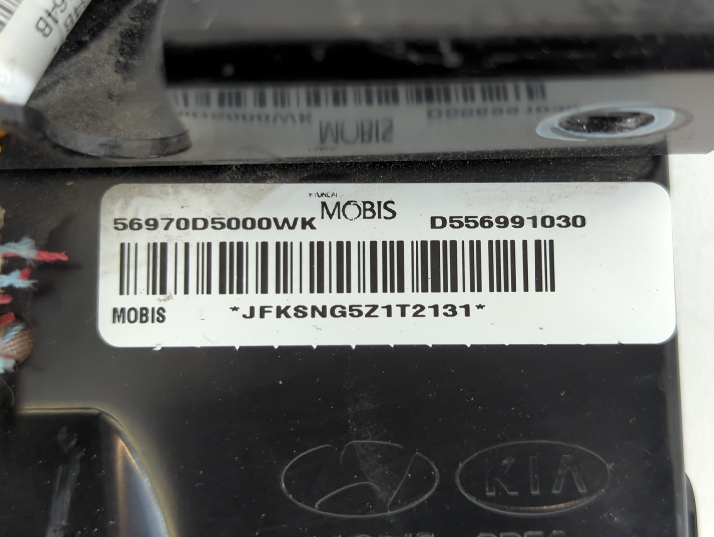 2016-2020 Kia Optima Air Bag Driver Left Steering Wheel Mounted P/N:56970D5000WK Fits Fits 2016 2017 2018 2019 2020 OEM Used