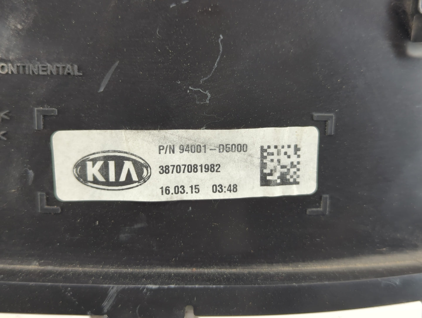 2016-2018 Kia Optima Instrument Cluster Speedometer Gauges P/N:94001-D5000 Fits Fits 2016 2017 2018 OEM Used Auto Parts - Oe
