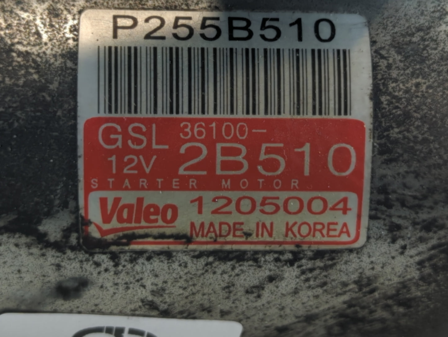 2016-2020 Kia Optima Car Starter Motor Solenoid OEM P/N:P255B510 1205004 Fits OEM Used Auto Parts - Oemusedautoparts1.com