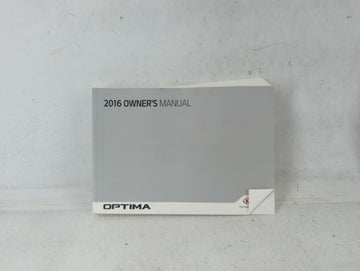 2016 Kia Optima Owners Manual Book Guide P/N:GDG5-EU65E OEM Used Auto Parts