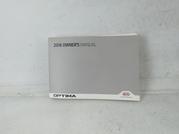 2016 Kia Optima Owners Manual Book Guide P/N:GDG5-EU5DB OEM Used Auto Parts