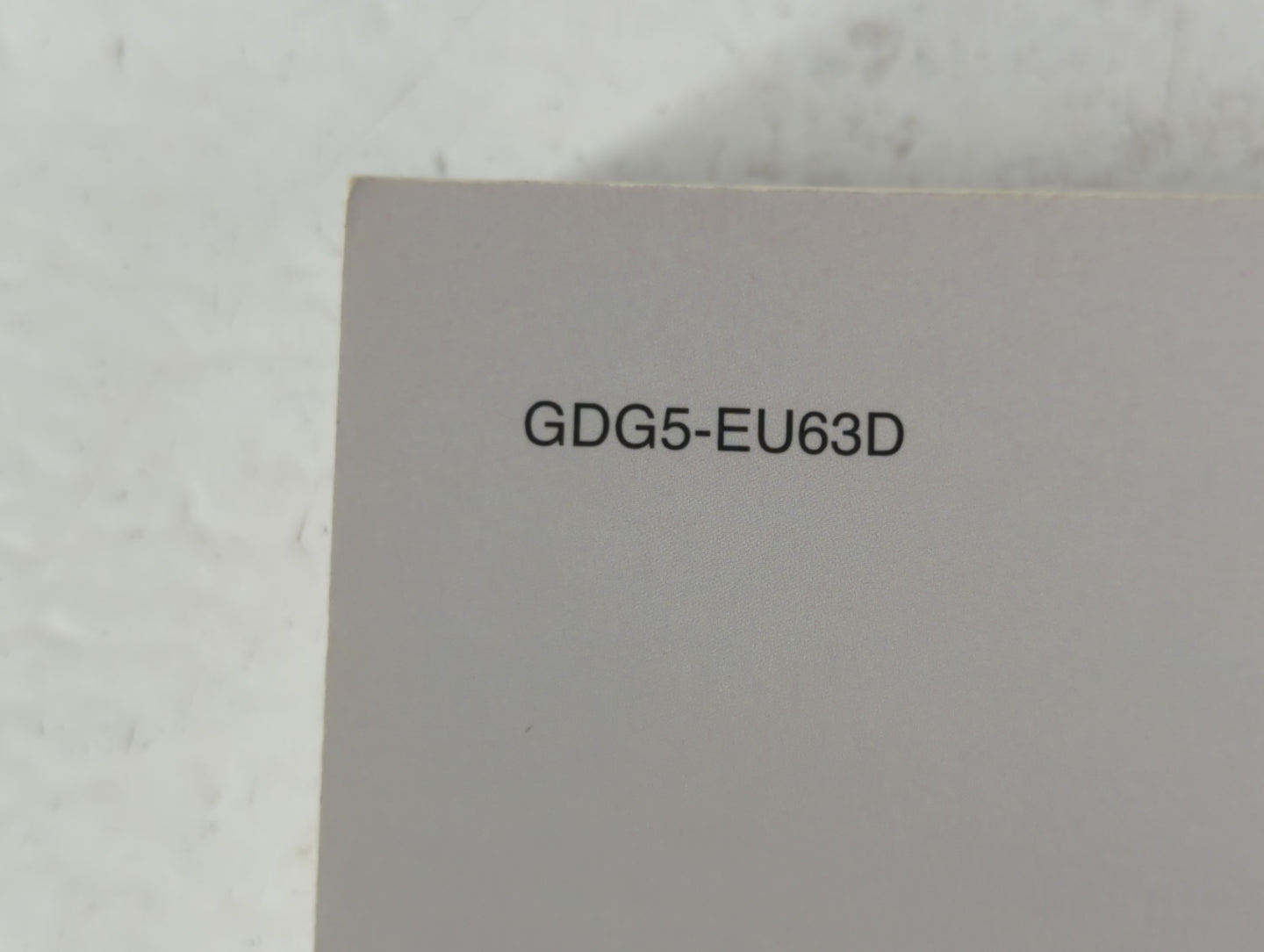 2016 Kia Optima Owners Manual Book Guide P/N:GDG5-EU63D OEM Used Auto Parts - Oemusedautoparts1.com