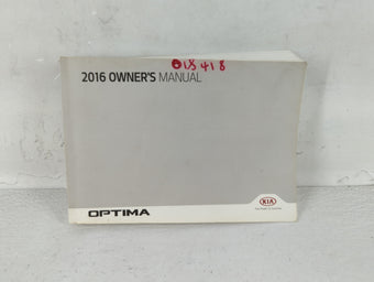 compare product 2016 Kia Optima Owners Manual Book Guide P/N:GDG5-EU5OA OEM Used Auto Parts