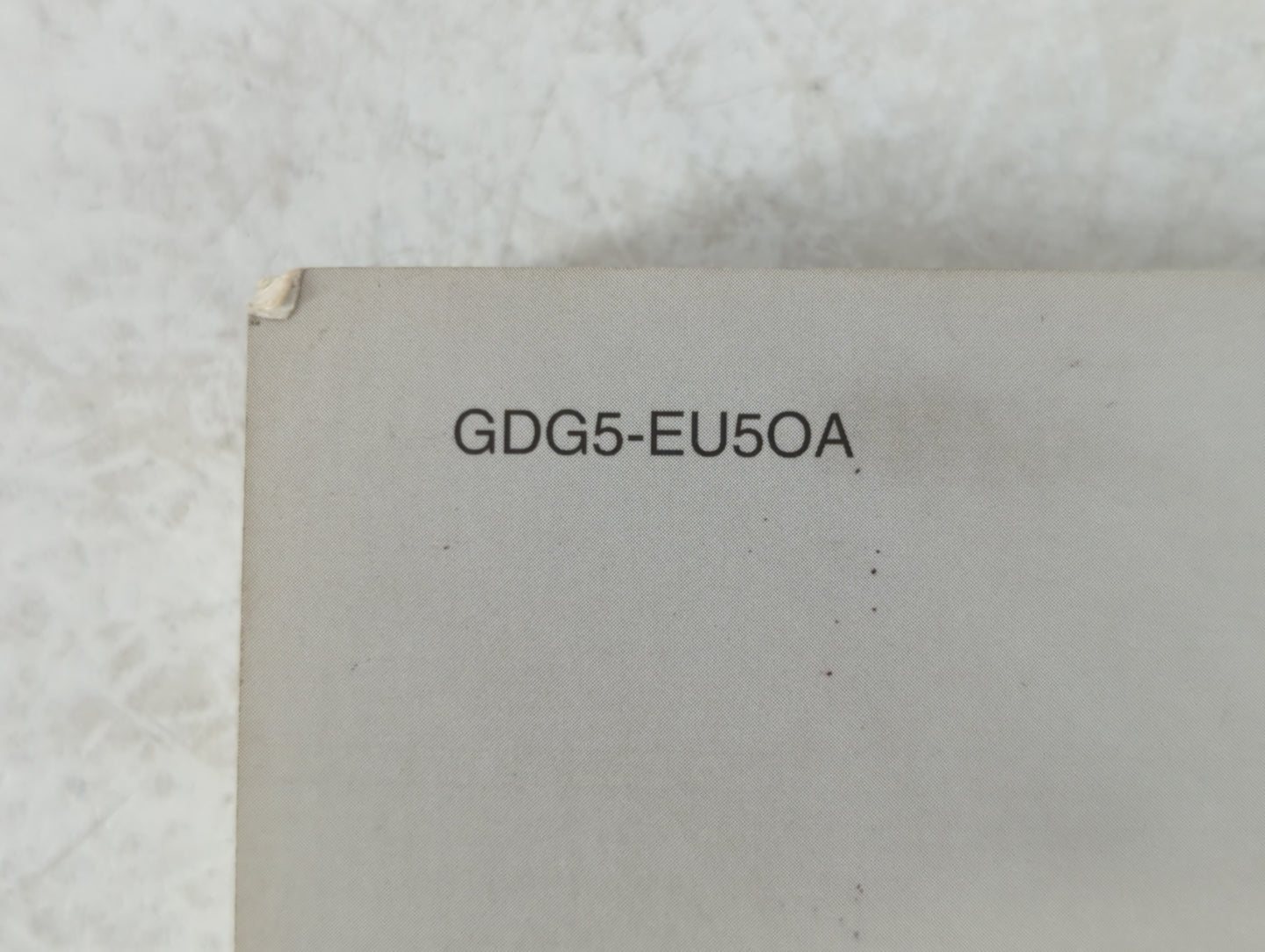 2016 Kia Optima Owners Manual Book Guide P/N:GDG5-EU5OA OEM Used Auto Parts - Oemusedautoparts1.com