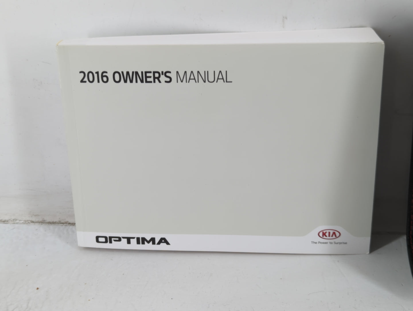 2016 Kia Optima Owners Manual Book Guide P/N:GD4O-EU62B OEM Used Auto Parts - Oemusedautoparts1.com